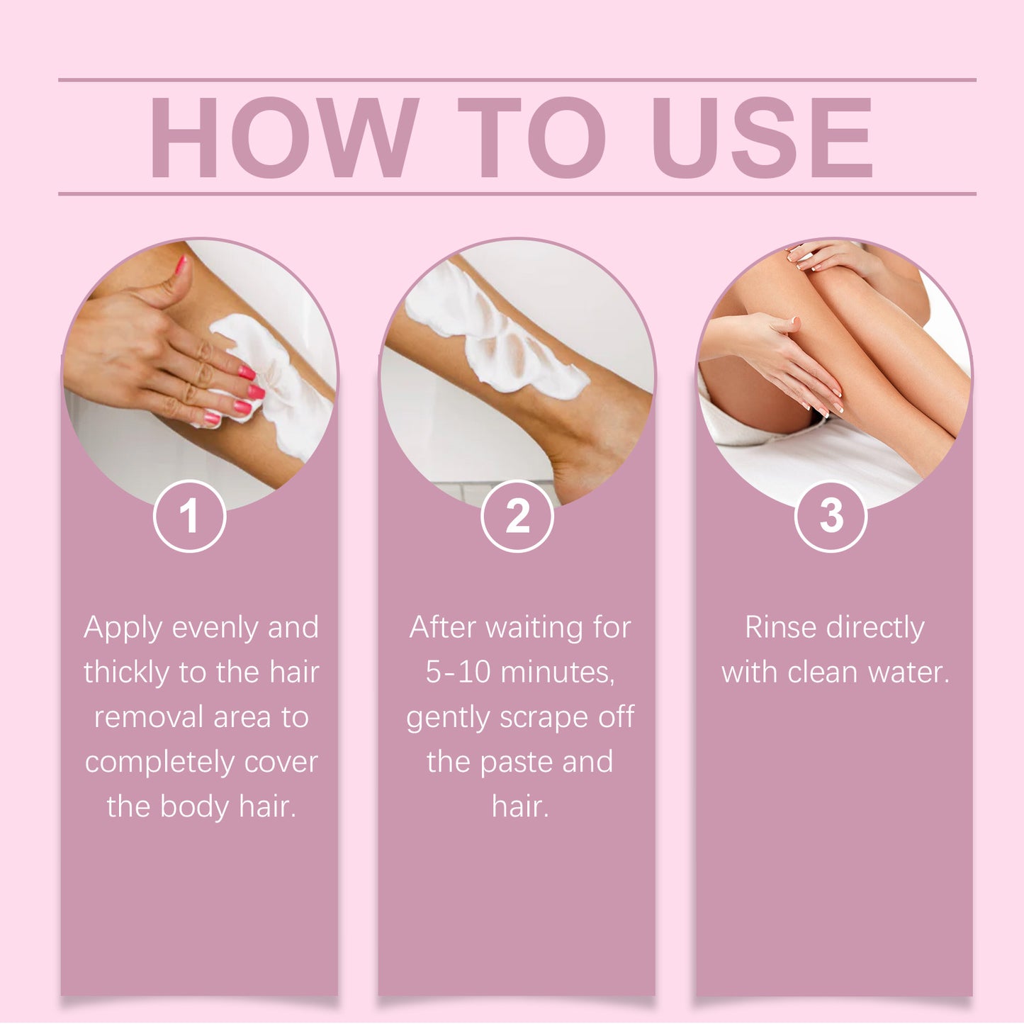 Silky Hair Removal Cream for Women Gentle, Painless Hair Removal