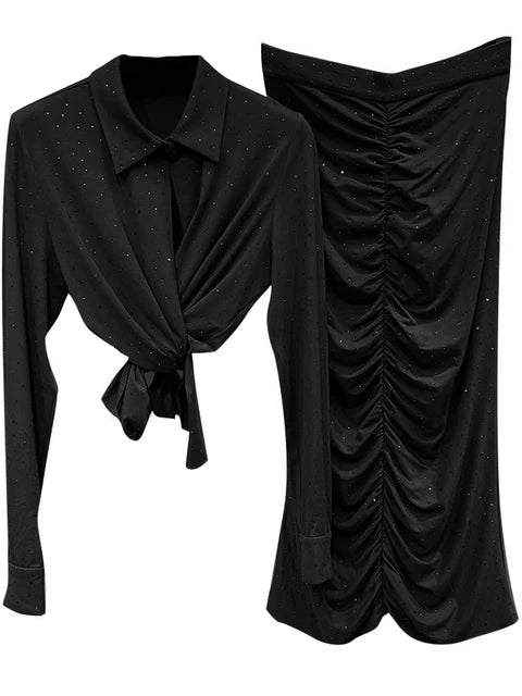 Casual Two Piece Set for Women Diamond Chic Set