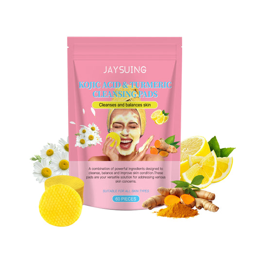 Jaysuing Kojic Acid & Turmeric Balanced Water-Oil Cleansing Pads
