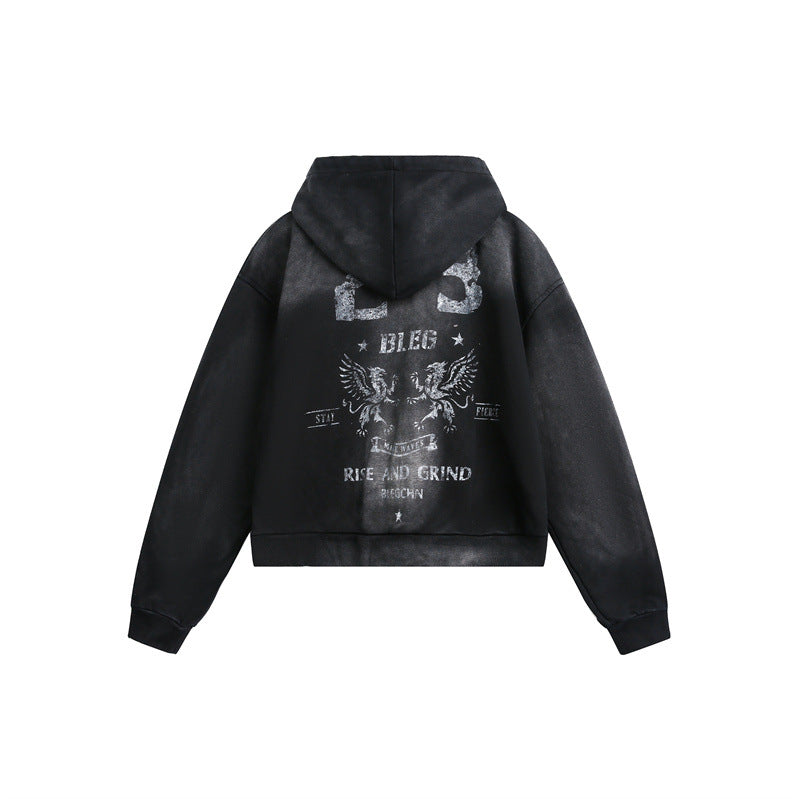 Loose Hooded Sweatshirt Men's Casual Jacket 2025