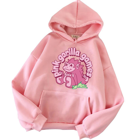 Pink Gorilla Hoodie – Soft, Stylish & Bold Streetwear for Men & Women