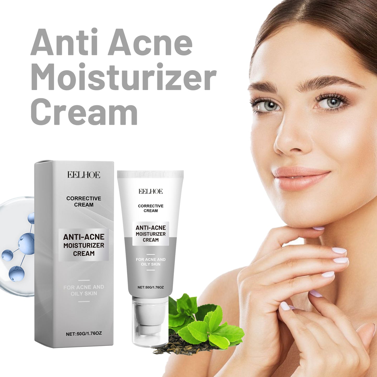 Hydrating Cream and Lightening Facial Acne Repair Redness Brightening Moisturizing Cream