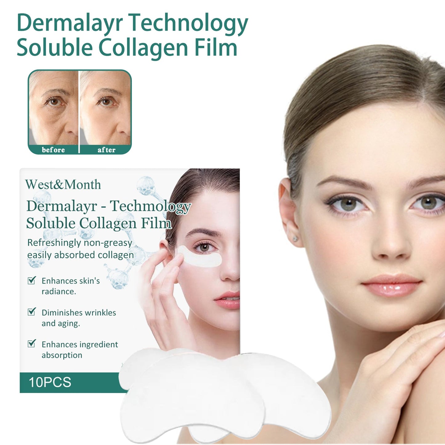Dermalayr-Technology Soluble Collagen Film