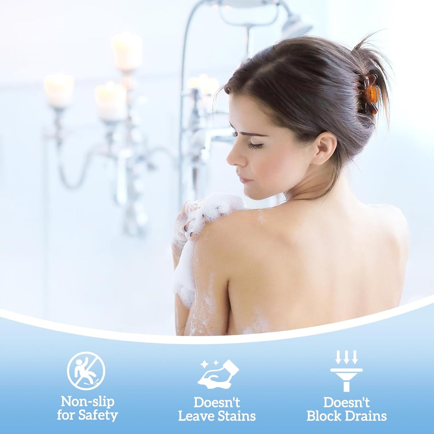 Shower Tablet, Deep Cleansing And Moisturizing Skin Refreshing And Moisturizing Fragrance Fragrance Bath Cleansing Tablet