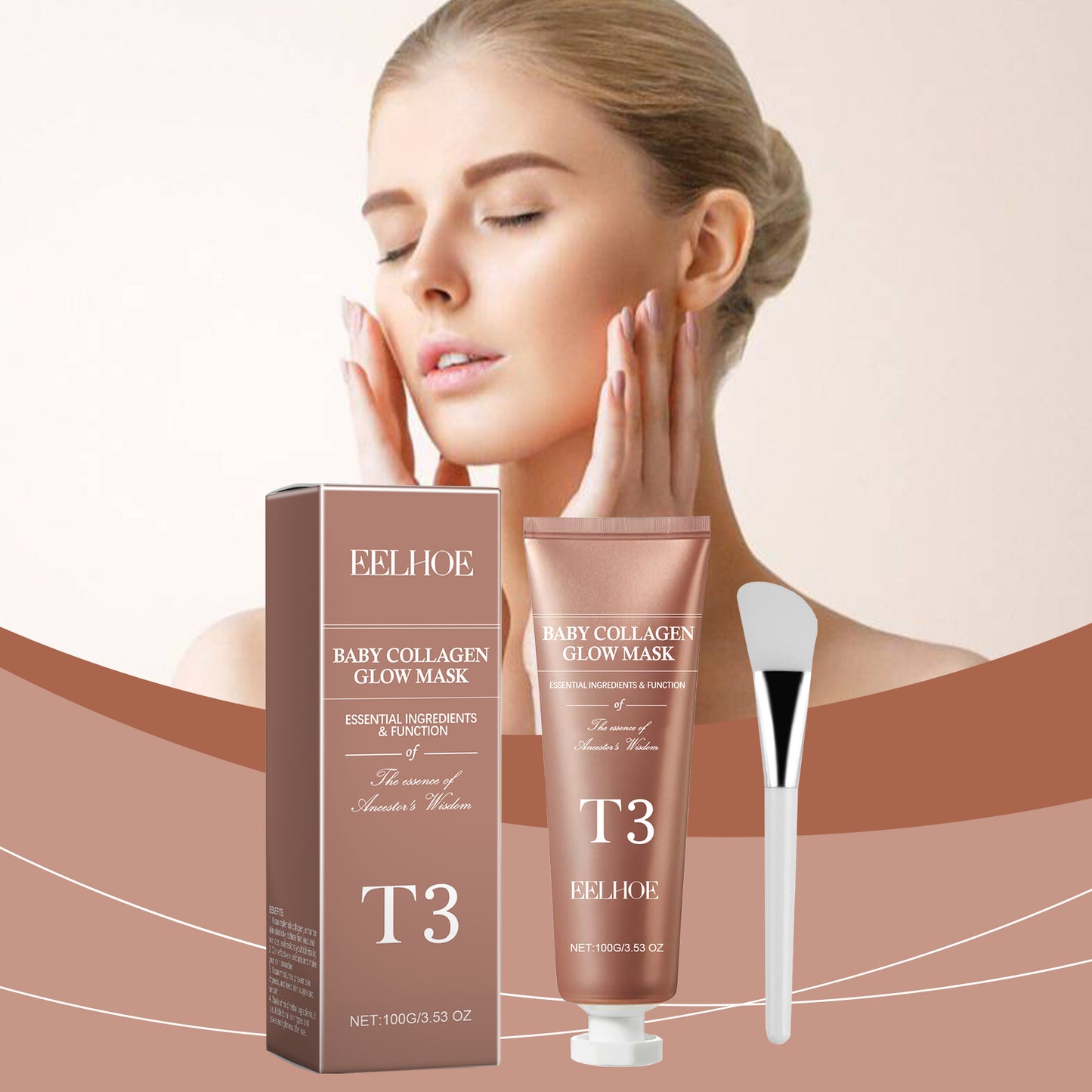 Collagen Peel Mask Moisturizes, Hydrates, Moisturizes, Anti-Wrinkle And Brightening Skin Peel Mask