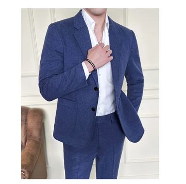 Business Casual Two Button Two-Pieces Suit Men