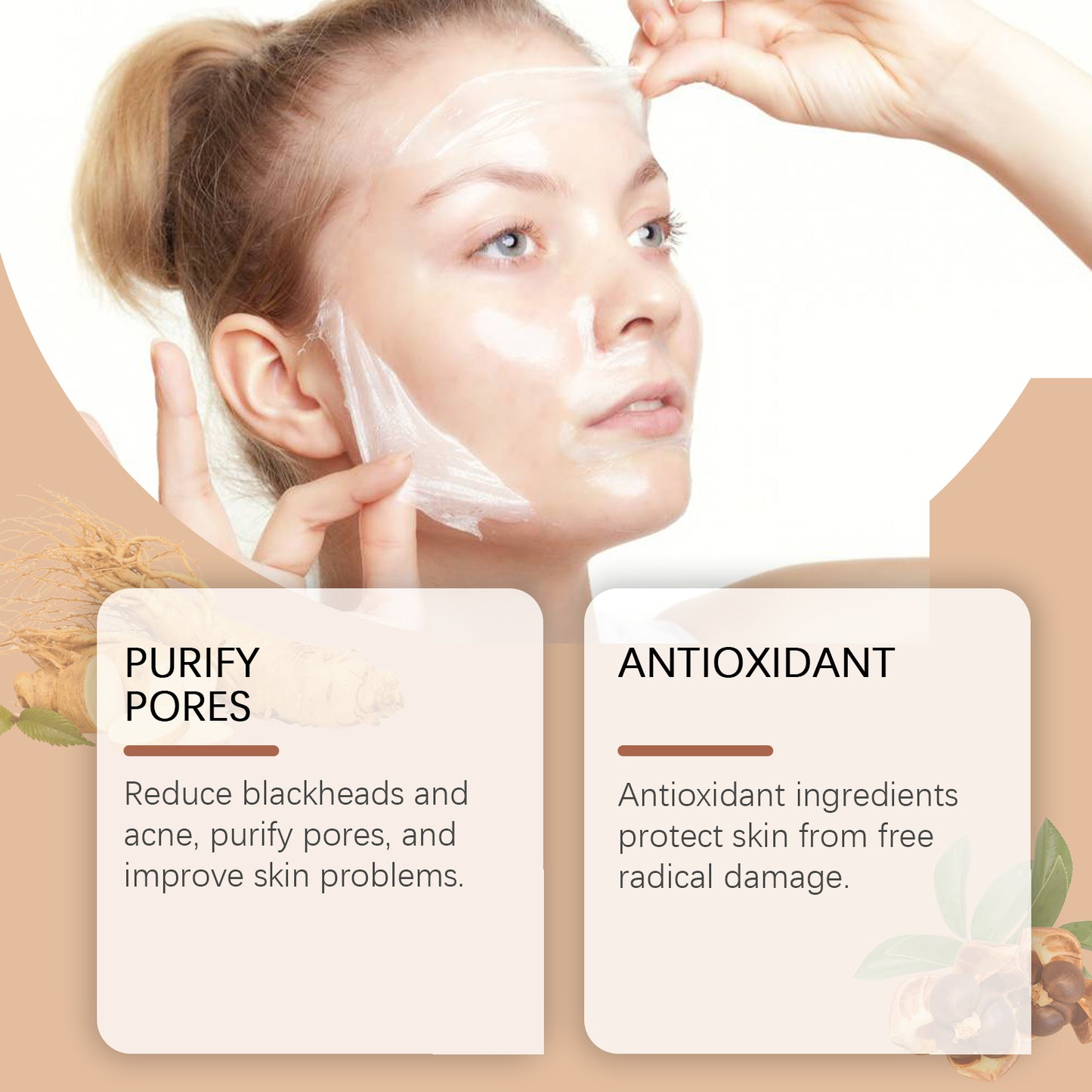 Collagen Peel Mask Moisturizes, Hydrates, Moisturizes, Anti-Wrinkle And Brightening Skin Peel Mask