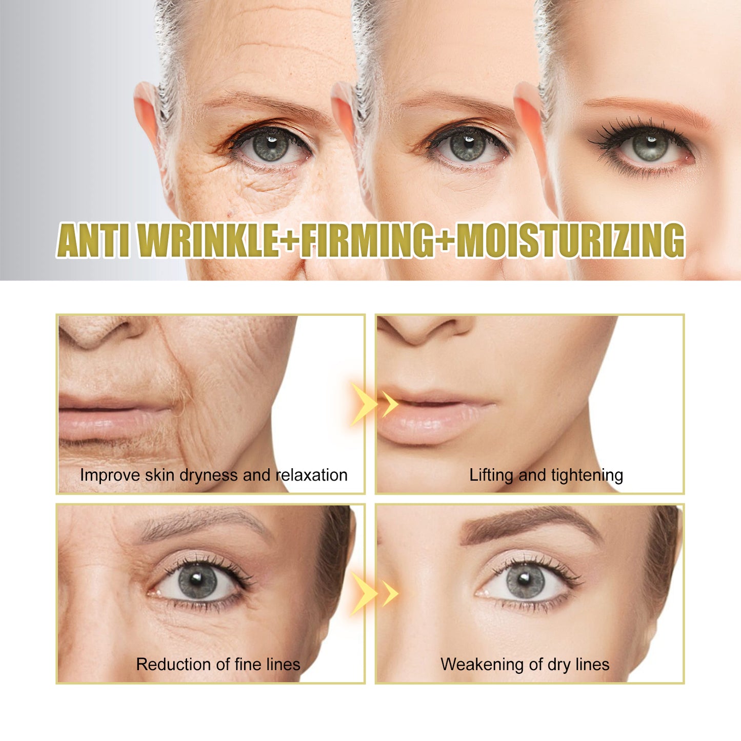 Anti-Aging Essence Hydrates, Moisturizes And Reduces Fine Lines And Wrinkles