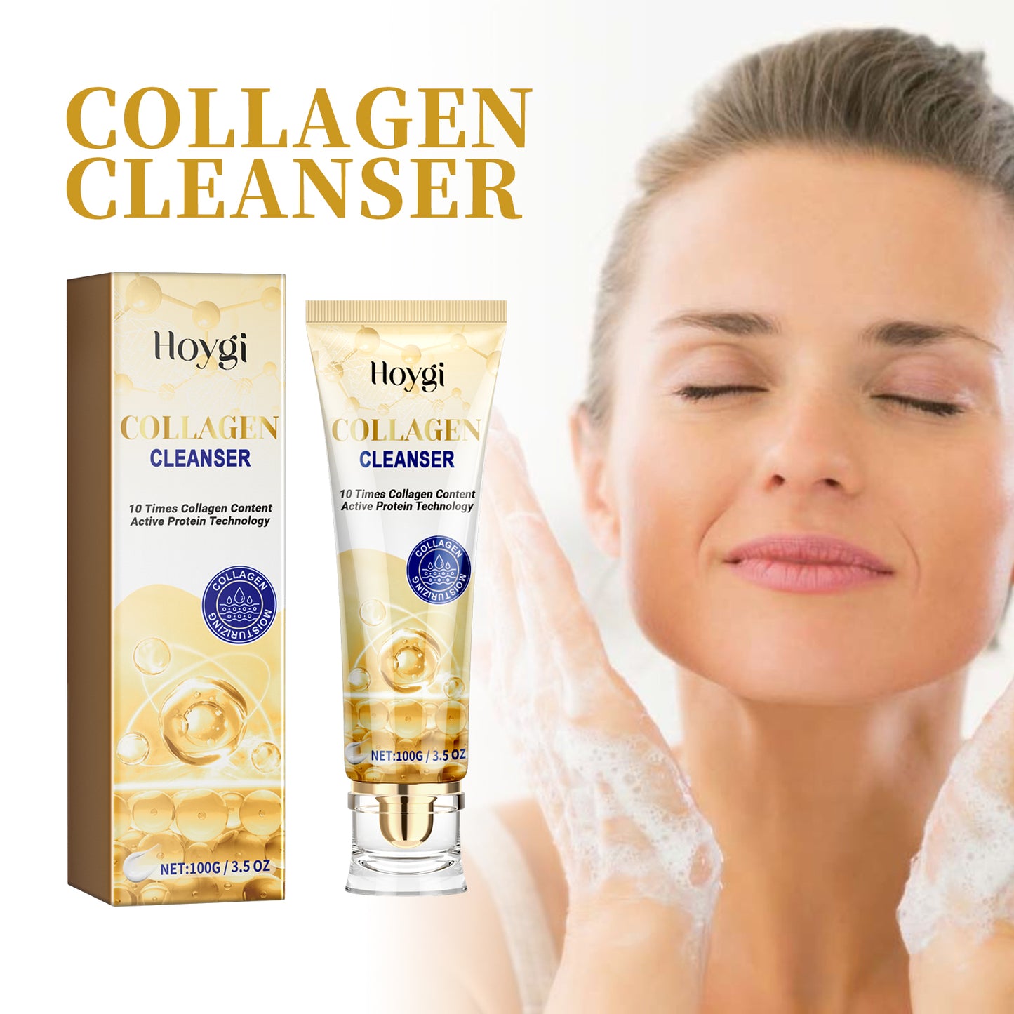 Collagen Facial Cleanser – Deep Cleansing, Moisturizing & Firming Face