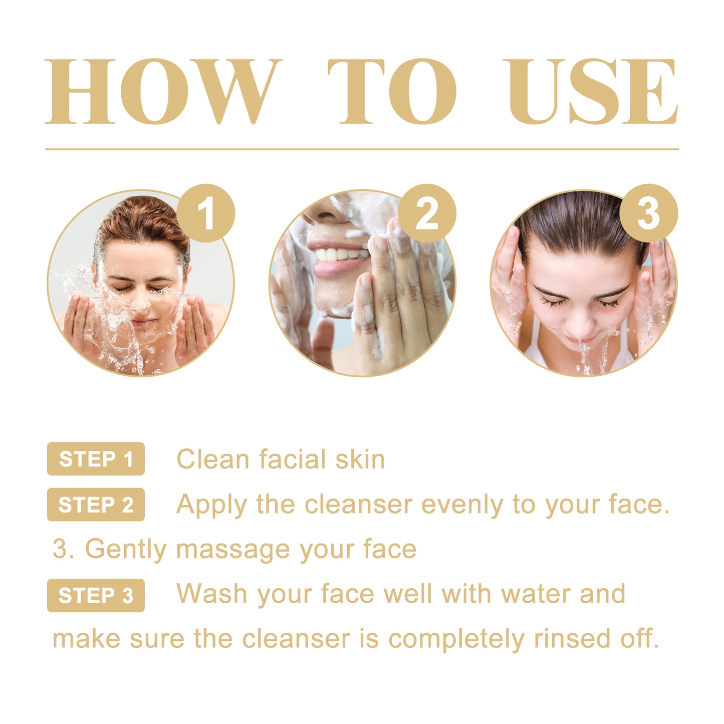 Collagen Facial Cleanser – Deep Cleansing, Moisturizing & Firming Face