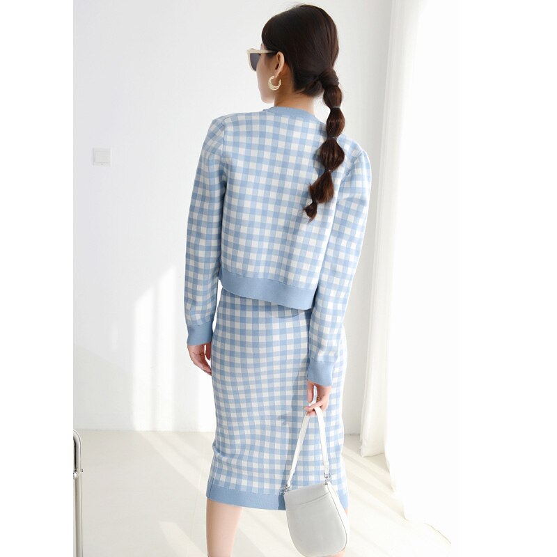 Fashion Luxury Top Quality 3-Piece Sweater Set for Women