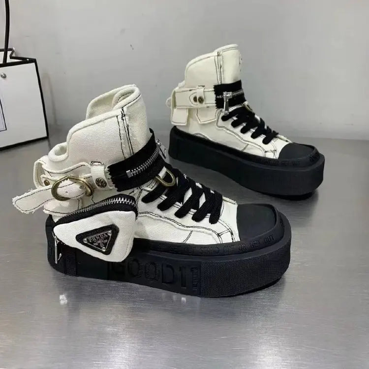 Shoes for Women's Ankle Boots Trendy Retro Denim High-quality Luxury Shoes
