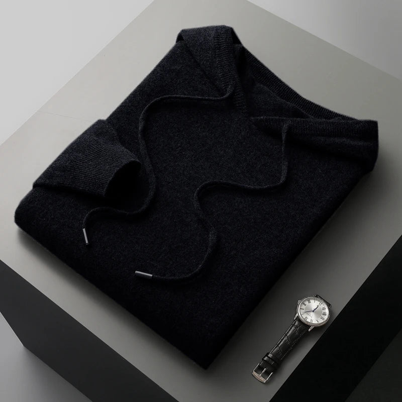 Men’s 100% Merino Wool Two-Piece Knit Set