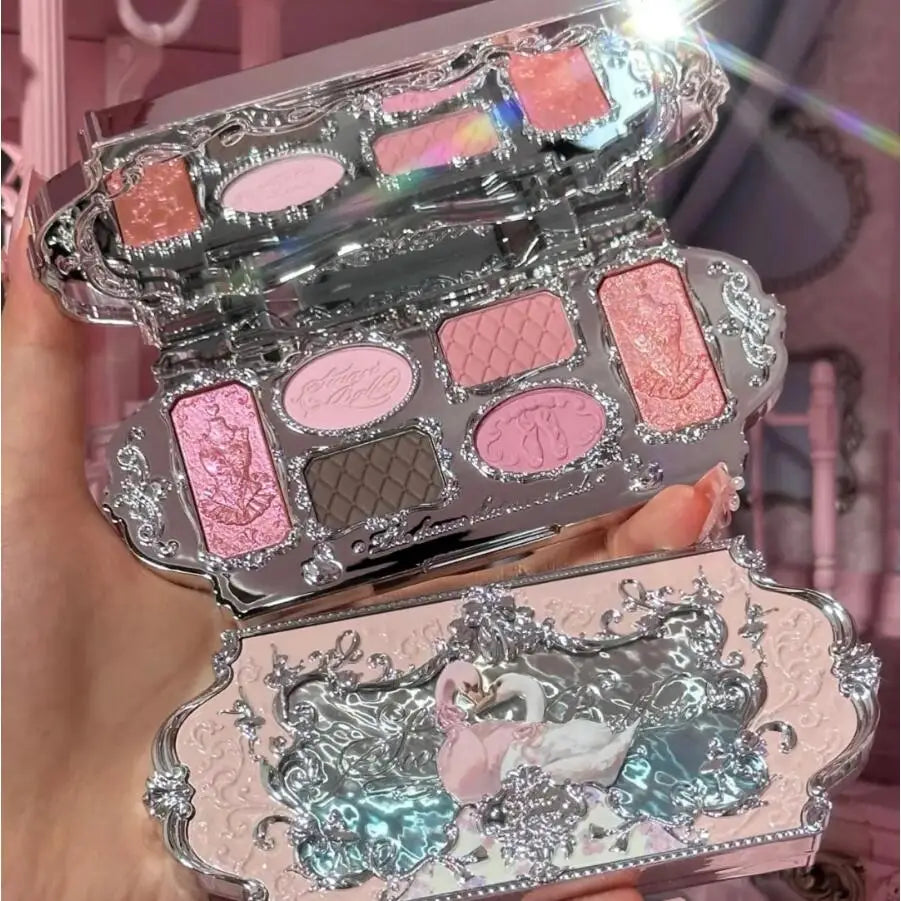 Flower Knows Swan Ballet Elegant Shimmer Eyeshadow Collection