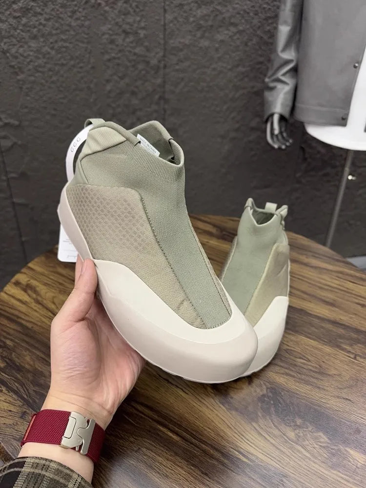 Men's Spring Fashion Outside Walking Shoes Breathable Comfortable Casual Fabric Shoes