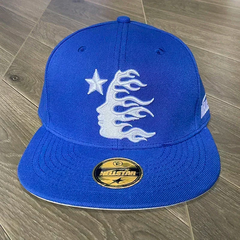 HS Fitted Hat Embroidered Logo Unisex Casual Sports Baseball Cap