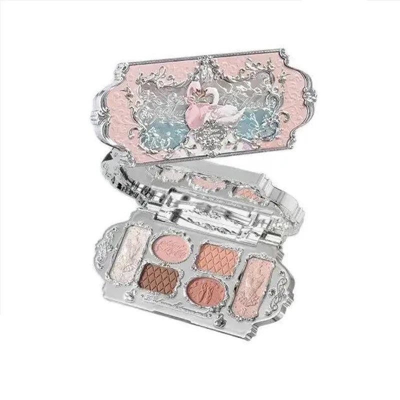 Flower Knows Swan Ballet Elegant Shimmer Eyeshadow Collection