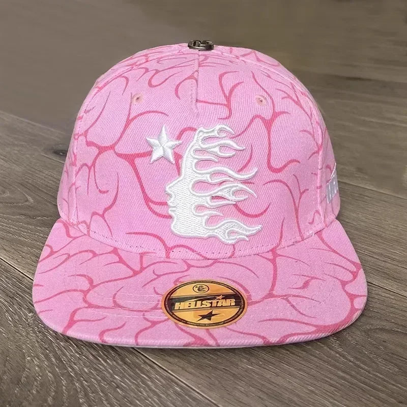 HS Fitted Hat Embroidered Logo Unisex Casual Sports Baseball Cap