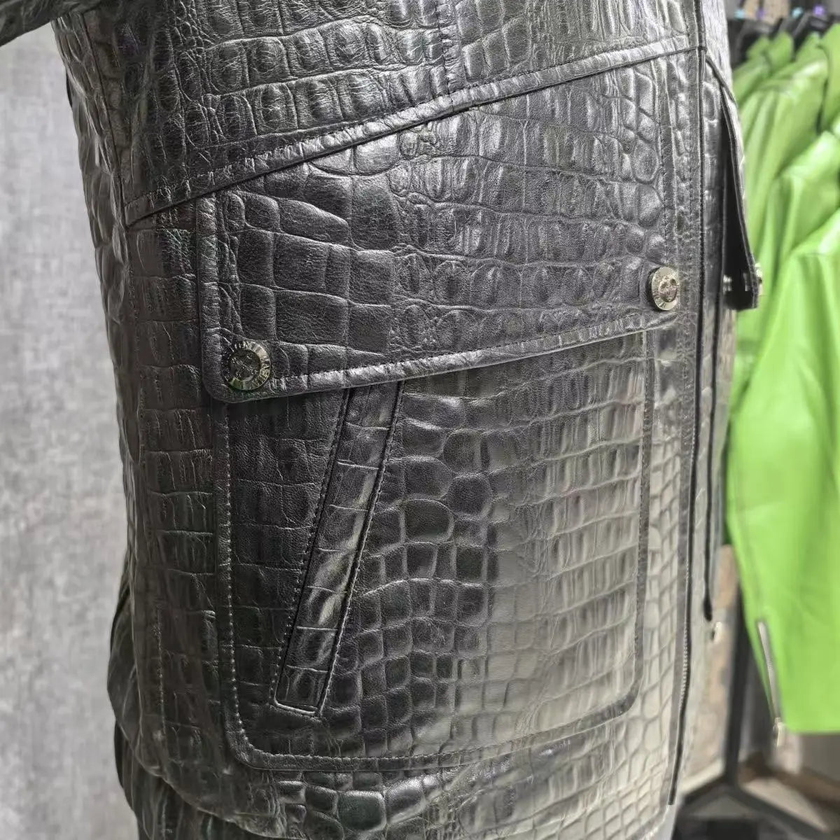 2025 New Arrival High Quality Natural Genuine Leather Coat Men's, Cow Leather Jackets