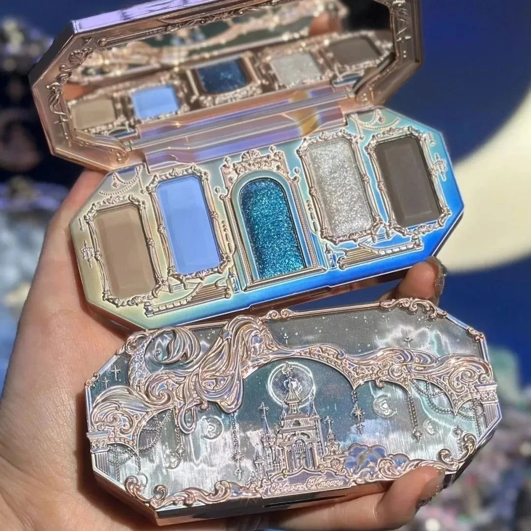 Flower Knows Swan Ballet Elegant Shimmer Eyeshadow Collection