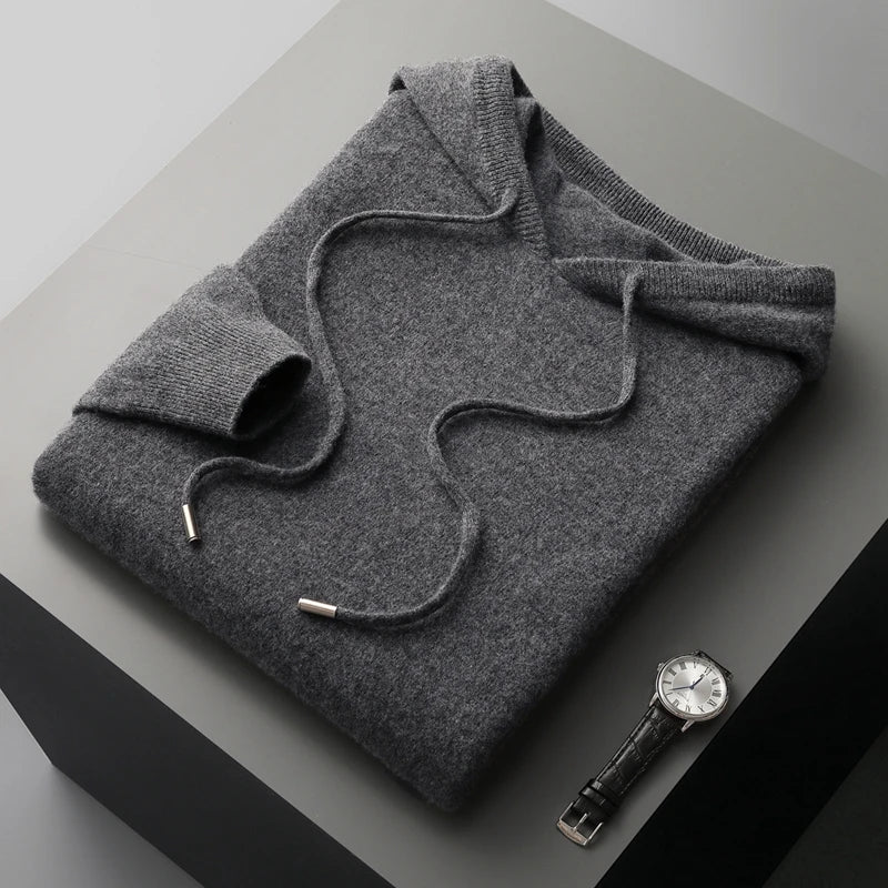 Men’s 100% Merino Wool Two-Piece Knit Set