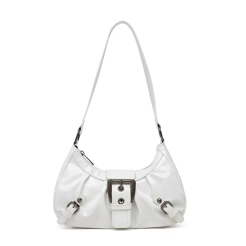 Y2K Retro Pleated Hobo Shoulder Bag