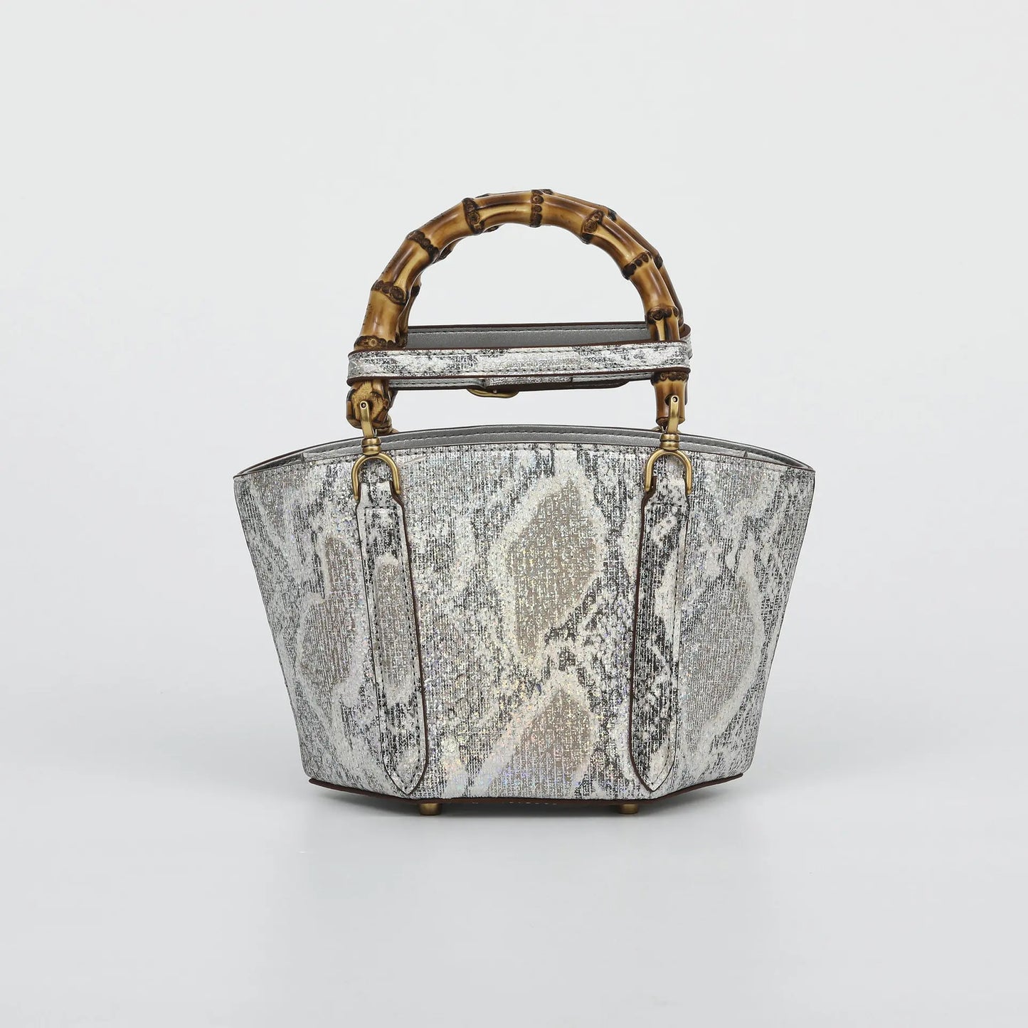 2025 New Fashion Design  Snake-Embossed Genuine Leather Handbag Women's Handbag Genuine Leather Bag