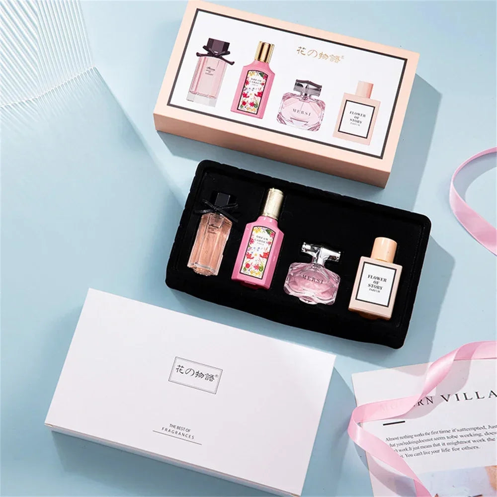 Floral Scent Gift Box 110ml Four Piece Set Women's Fragrance Perfume
