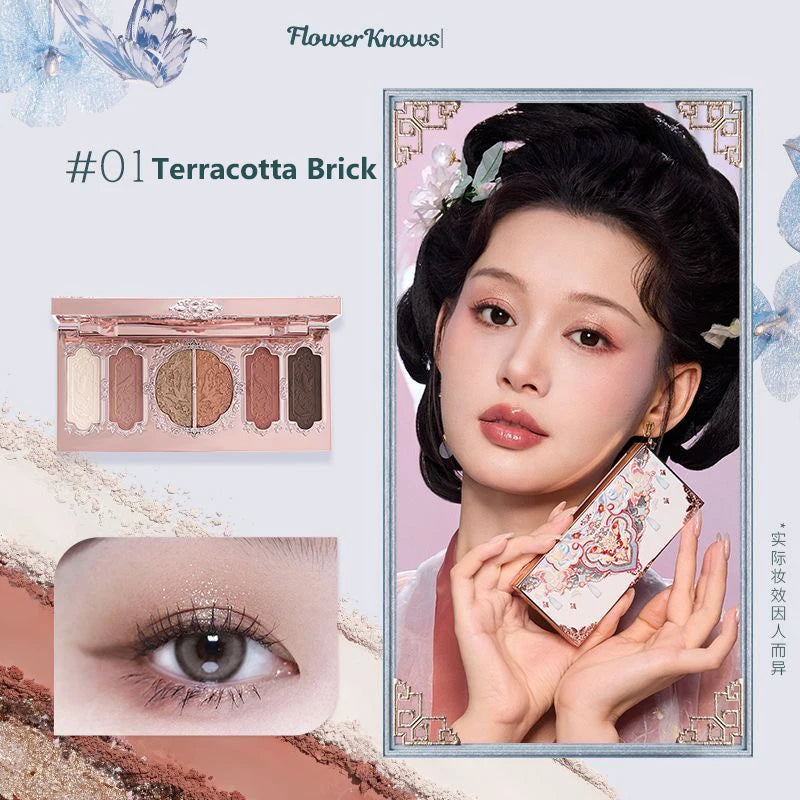 Flower Knows Swan Ballet Elegant Shimmer Eyeshadow Collection