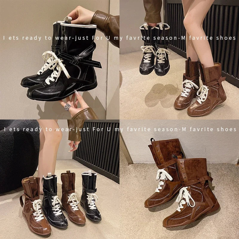 Luxury Vintage Booster Boots retro-inspired design and high-end craftsmanship