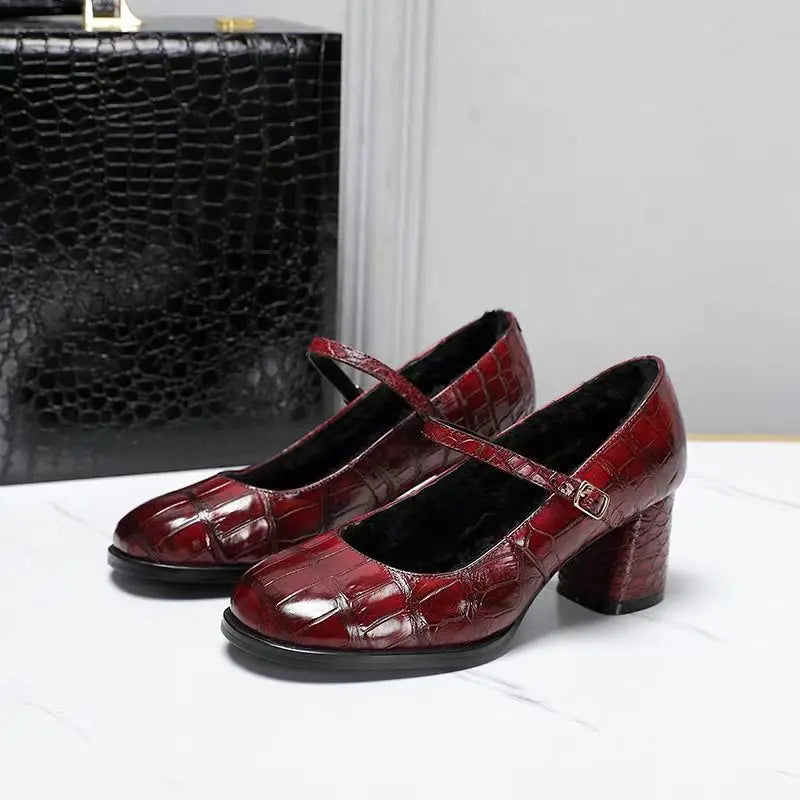 2025 New Arrival Fashion crocodile Belly skin causal shoes women,Genuine leather