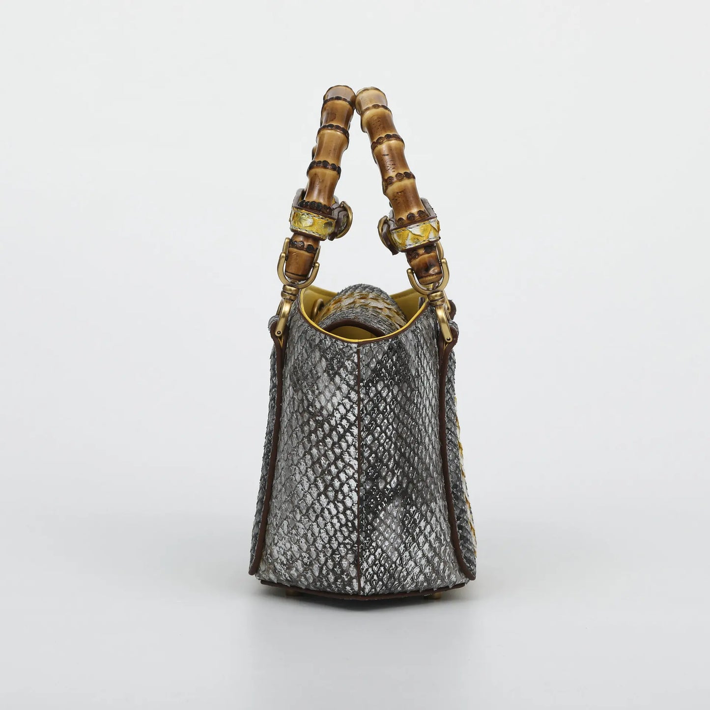 2025 New Fashion Design  Snake-Embossed Genuine Leather Handbag Women's Handbag Genuine Leather Bag