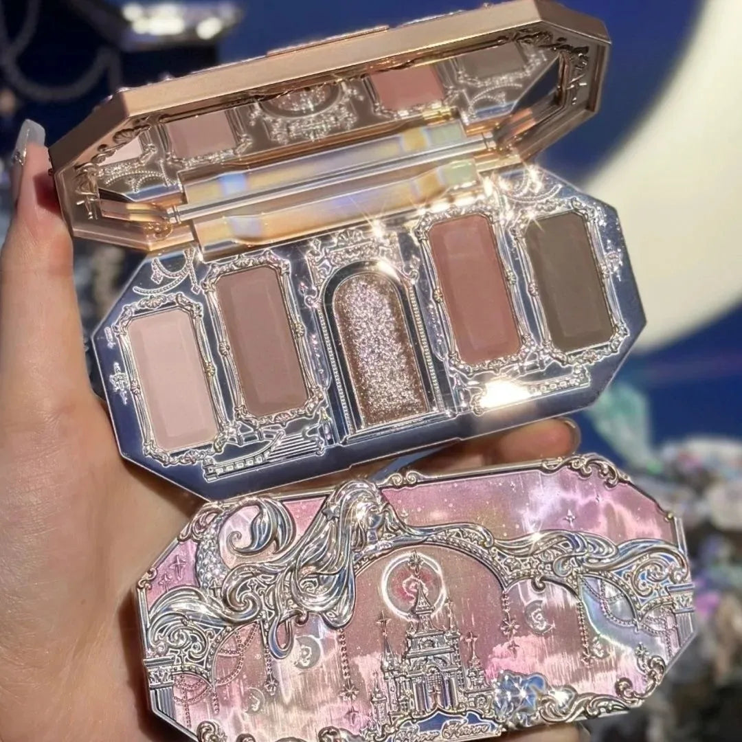 Flower Knows Swan Ballet Elegant Shimmer Eyeshadow Collection