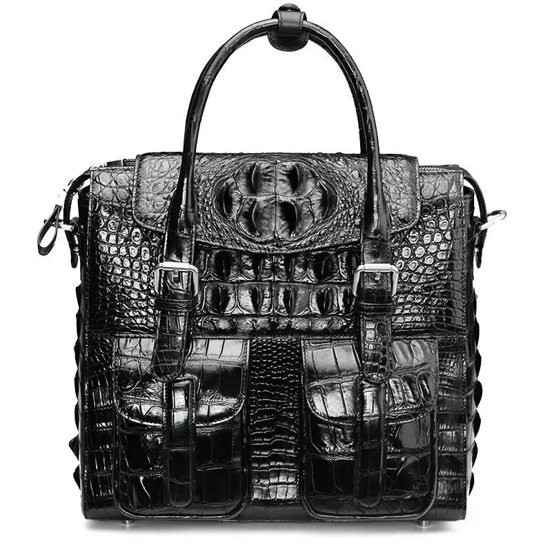 New Fashion Laptop Bag – Alligator Genuine Leather Men's Briefcase