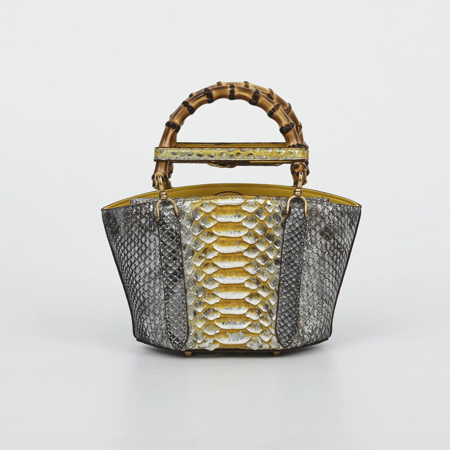 2025 New Fashion Design  Snake-Embossed Genuine Leather Handbag Women's Handbag Genuine Leather Bag