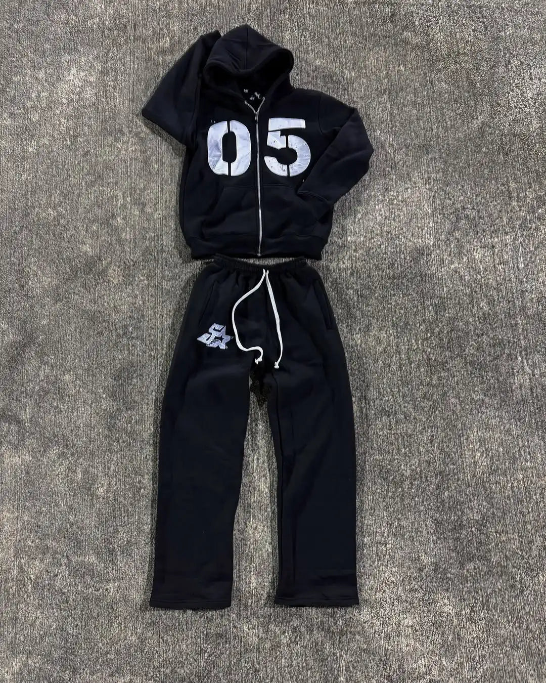 American High Street Fashion Oversized Sweatshirt Hip-Hop Unisex Suit