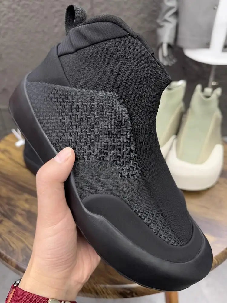 Men's Spring Fashion Outside Walking Shoes Breathable Comfortable Casual Fabric Shoes