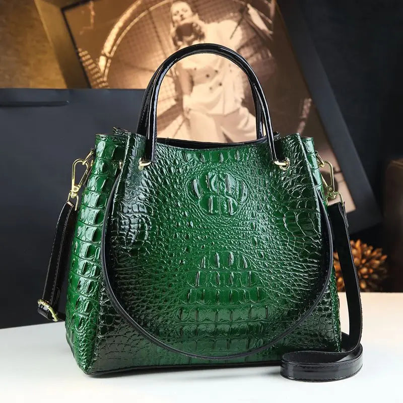 Genuine Crocodile Leather Women's Handbags – New 2025 Tote Bag