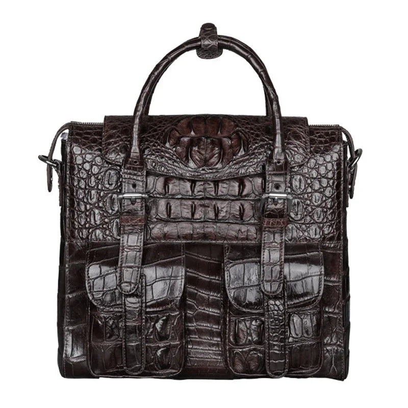 New Fashion Laptop Bag – Alligator Genuine Leather Men's Briefcase