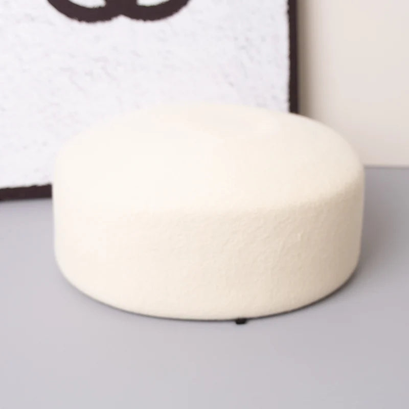 Vintage Flat-Top Wool Felt Fedora 100% Premium Wool Felt