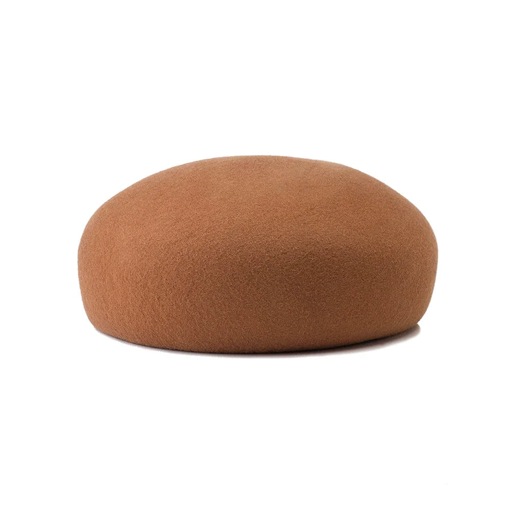 Vintage Flat-Top Wool Felt Fedora 100% Premium Wool Felt