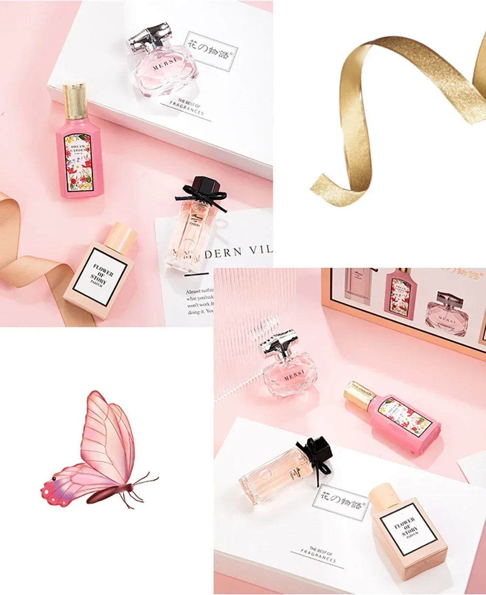 Floral Scent Gift Box 110ml Four Piece Set Women's Fragrance Perfume