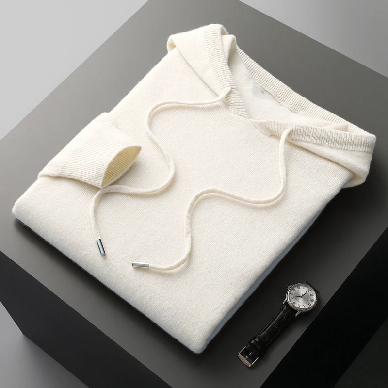 Men’s 100% Merino Wool Two-Piece Knit Set