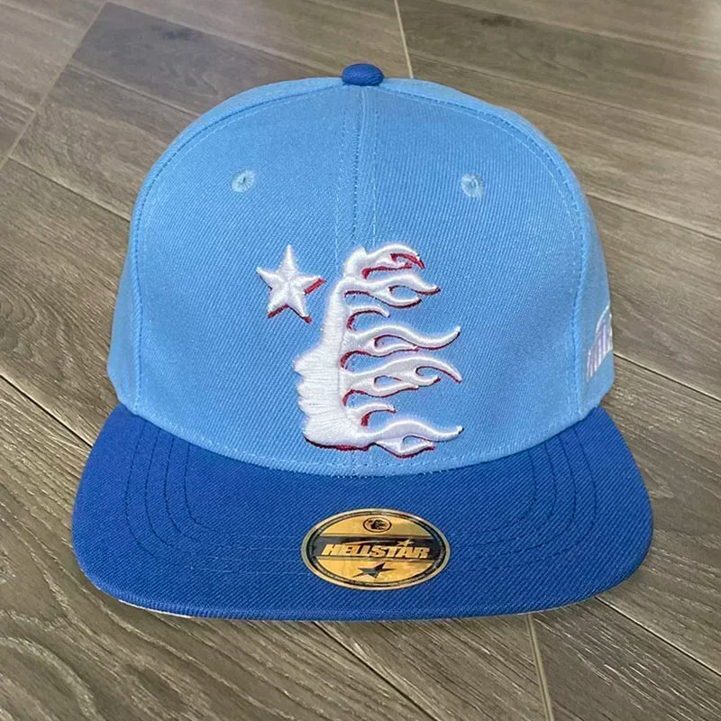 HS Fitted Hat Embroidered Logo Unisex Casual Sports Baseball Cap