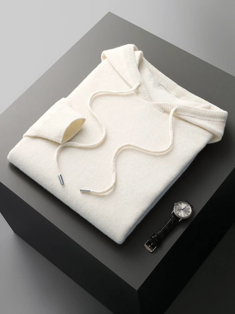 Men’s 100% Merino Wool Two-Piece Knit Set