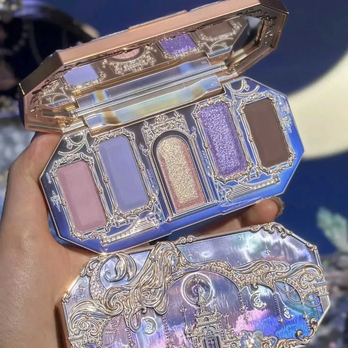 Flower Knows Swan Ballet Elegant Shimmer Eyeshadow Collection
