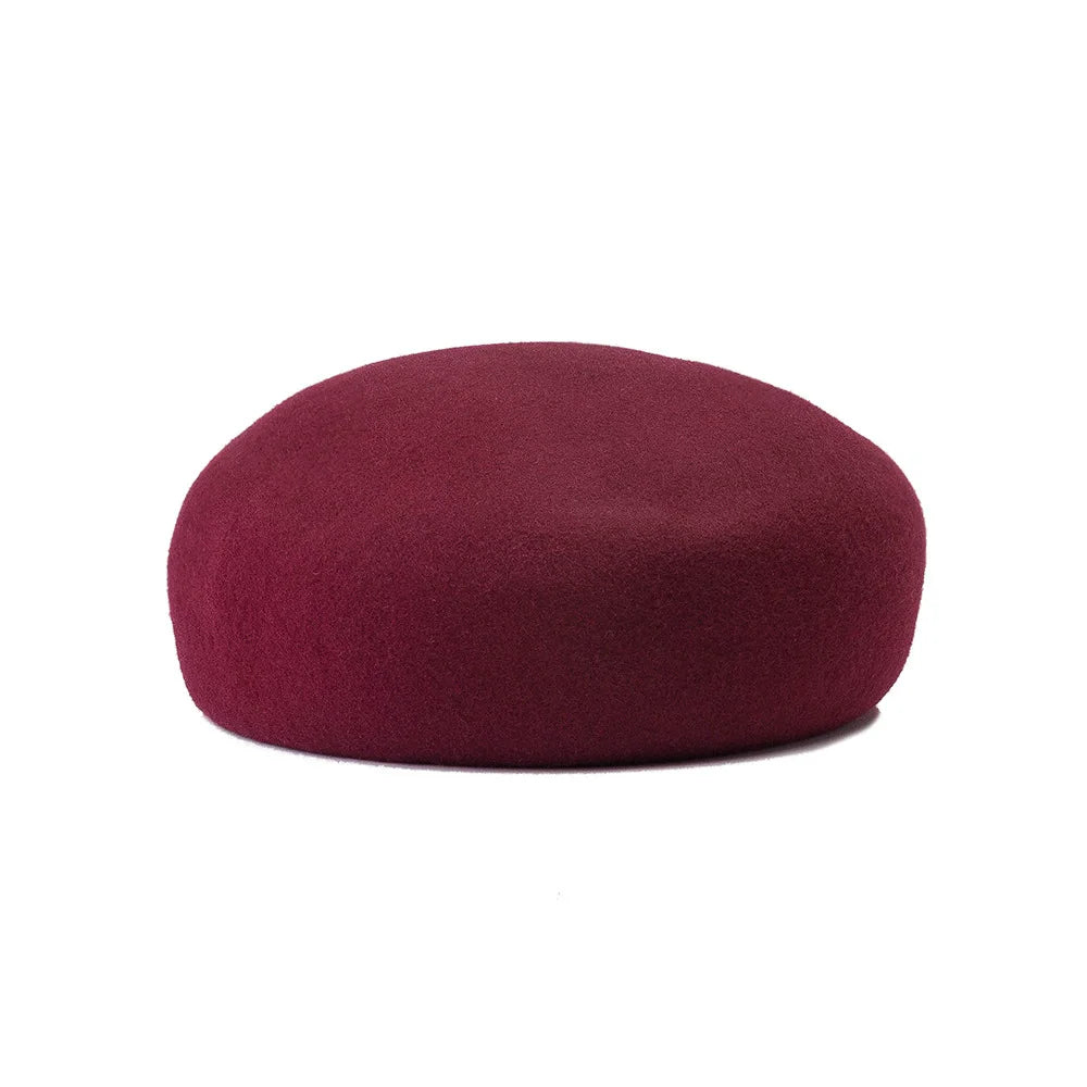 Vintage Flat-Top Wool Felt Fedora 100% Premium Wool Felt