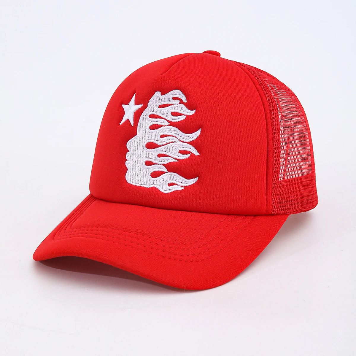 HS Embroidered Side Face Pentagram Unisex Baseball Hat