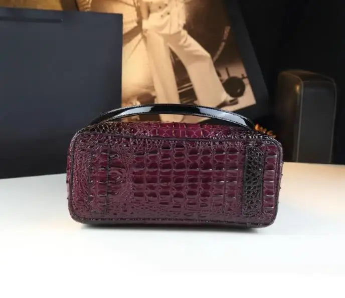 Genuine Crocodile Leather Women's Handbags – New 2025 Tote Bag