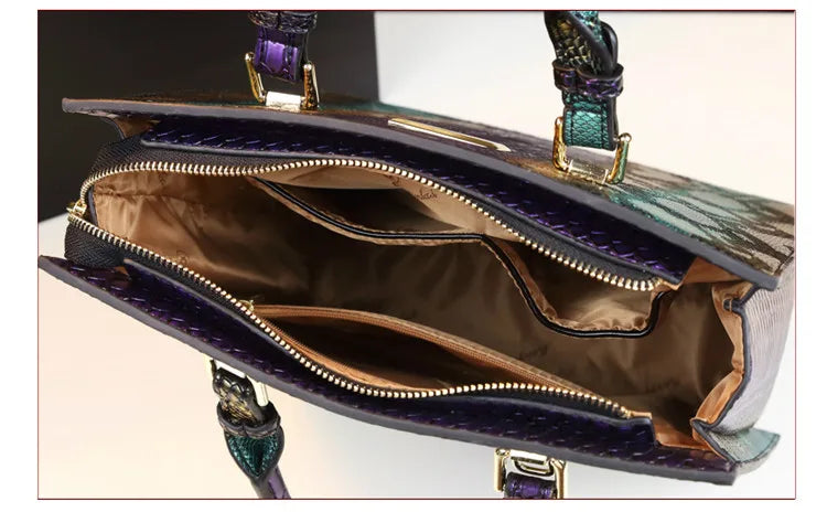 2025 New Luxury Cowhide Leather Women’s Handbag